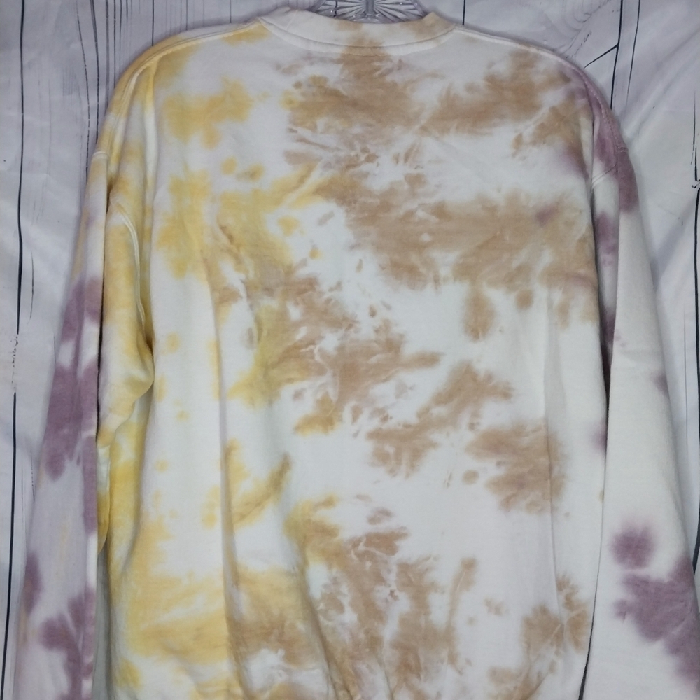 Goodie Two Def Leppard Hysteria Tie-Dye Colorful Graphic Sweatshirt - Picture 8 of 9